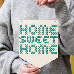 Home Sweet Home Embroidery Board Kit by Cotton Clara