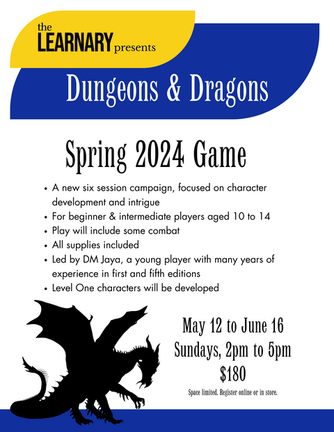 Dungeons & Dragons Spring 2024 Game