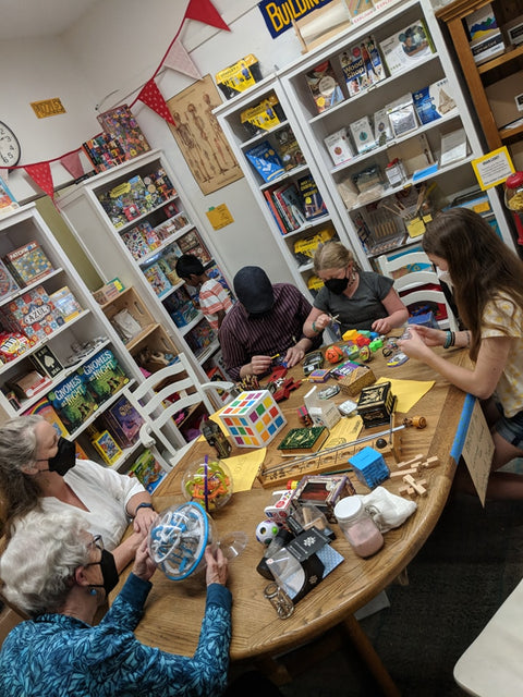 Mechanical Puzzle Party with Rashmi: Next Party Saturday October 21st 1:00 pm - 3:00 pm