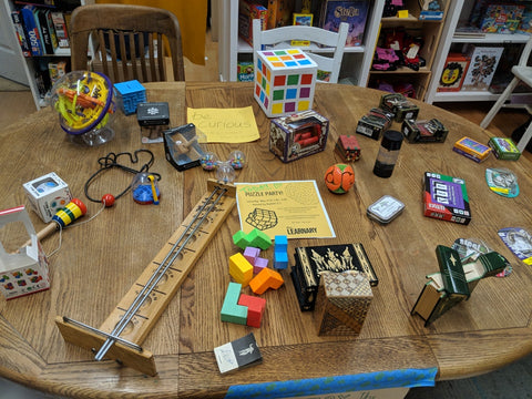 Mechanical Puzzle Party with Rashmi: Next Party Saturday October 21st 1:00 pm - 3:00 pm