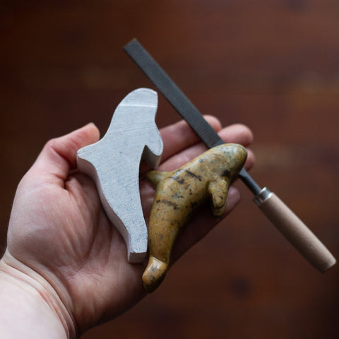 Orca Soapstone Carving and Whittling Kit by Studiostone Creative