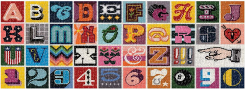 Needlepoint A to Z 1000 Piece Puzzle