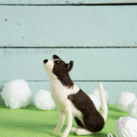 Border Collie Needle Felting Kit by Hawthorn Handmade