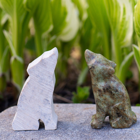 Wolf Soapstone Carving and Whittling Kit by Studiostone Creative