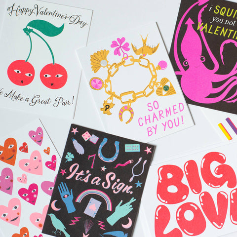 I Squid You Not Valentine Note Card by Banquet Workshop
