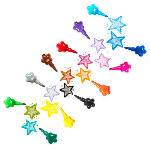 Stack of Stars Stacking Crayons by Ooly