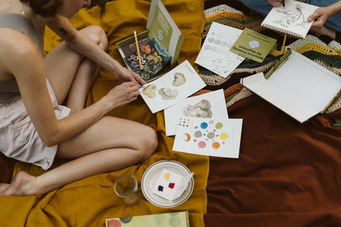Beginner's Watercolour - Art Lesson Kit by Solstice Handmade