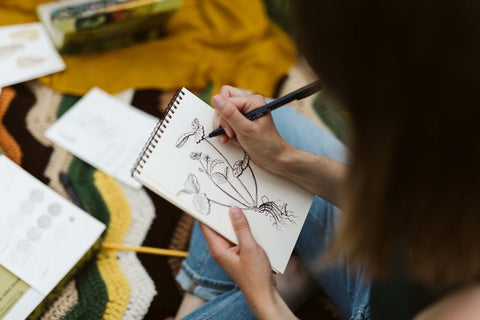 Beginner's Botanical Drawing - Art Lesson Kit by Solstice Handmade