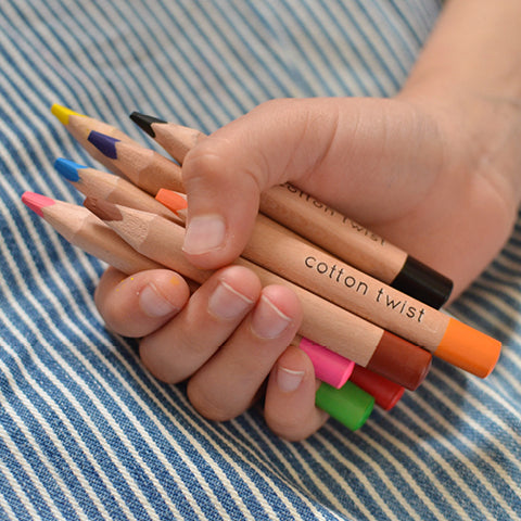 Jumbo Watercolour Pencils Tin by Cotton Twist - Plastic Free