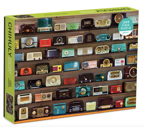 Chihuly Vintage Radios 1000 Piece Puzzle