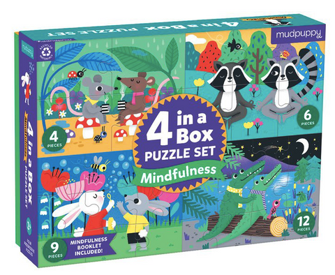 Mindful 4-in-a-box Puzzle Set