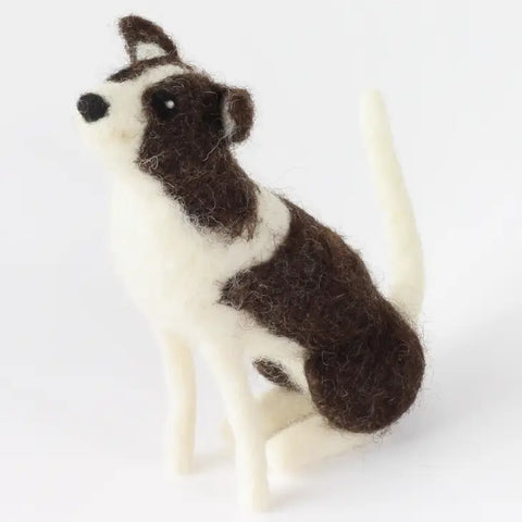 Border Collie Needle Felting Kit by Hawthorn Handmade