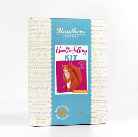 Red Squirrel Needle Felting Kit - by Hawthorn Handmade