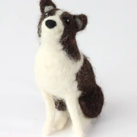 Border Collie Needle Felting Kit by Hawthorn Handmade