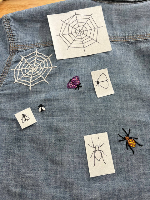 Bug Embroidery Patterns - Wren Bird Arts