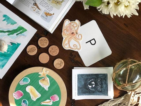 Ocean Memory Matching Game by Tree Fort Toys