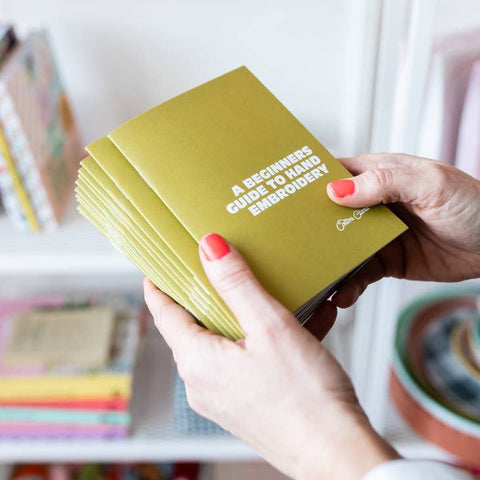 Beginner's Guide to Embroidery Booklet by Cotton Clara