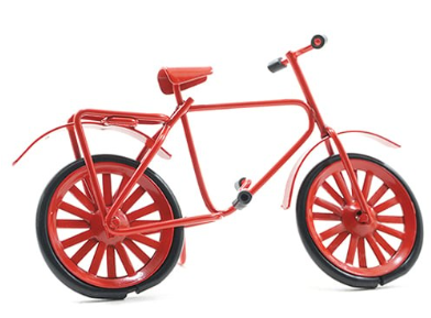 Mini Bicycle (Red Bike) by Miniature Classics