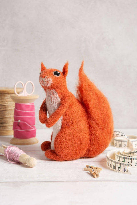 Red Squirrel Needle Felting Kit - by Hawthorn Handmade