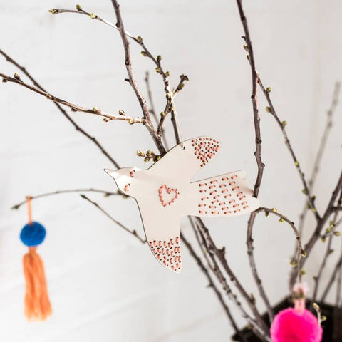Bird Embroidery Board Kit by Cotton Clara