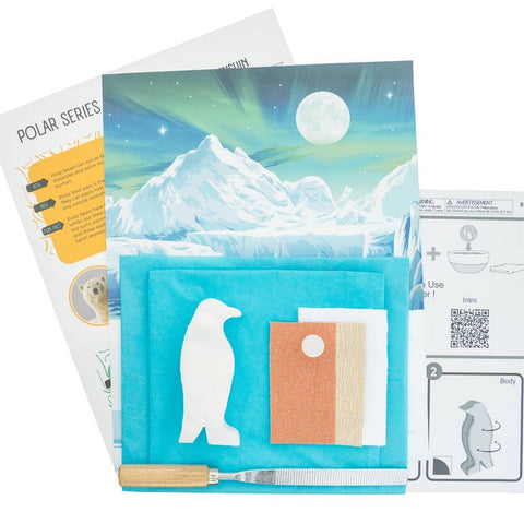 NEW! Penguin Alabaster Carving Kit by Studiostone Creative