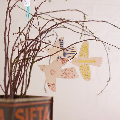 Bird Embroidery Board Kit by Cotton Clara