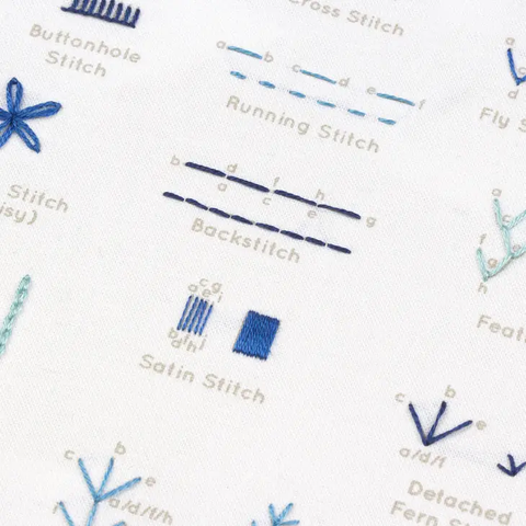 Beginner Embroidery Sampler from Kirkiki Press