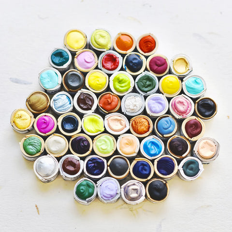 Individual Paintstones in Various Colours by Beam Paint: Indigenous Handmade Paint