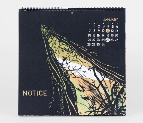 Nikki McClure Wall Calendar 2024: Connect