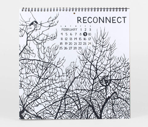 Nikki McClure Wall Calendar 2024: Connect