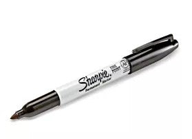 Sharpie Fine Point Black Marker (single)