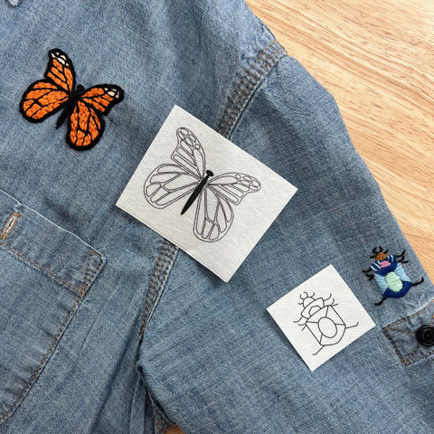 Bug Embroidery Patterns - Wren Bird Arts