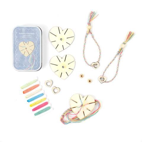 'Always Together' Friendship Bracelet Gift Kit by Cotton Twist
