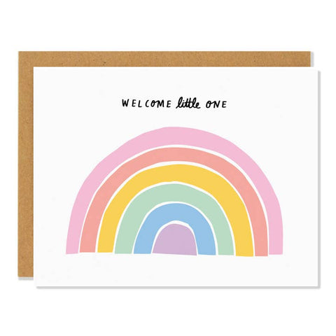 Welcome Little One Rainbow by Badger & Burke
