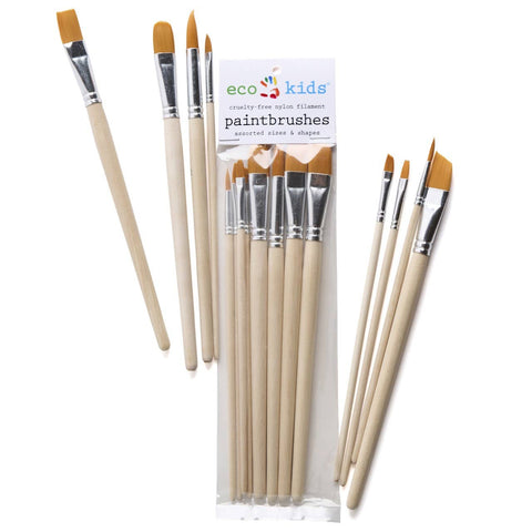 Plastic Free Paintbrush set by eco-kids