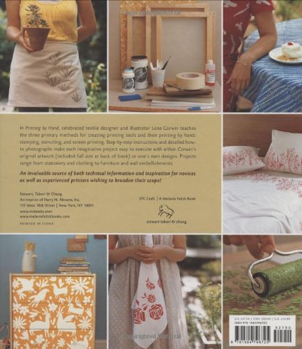 Printing by Hand: A Modern Guide to Printing with Handmade Stamps, Stencils and Silk Screens