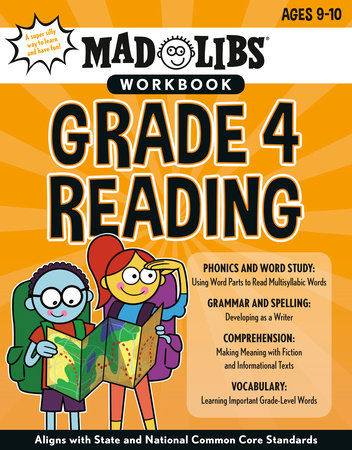 Mad Libs Workbooks: Grade 4 Reading