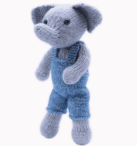 Freek Elephant DIY Knitting Kit  by Hardicraft