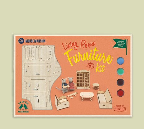 Living Room Furniture by Mouse Mansion DIY Furniture Kits