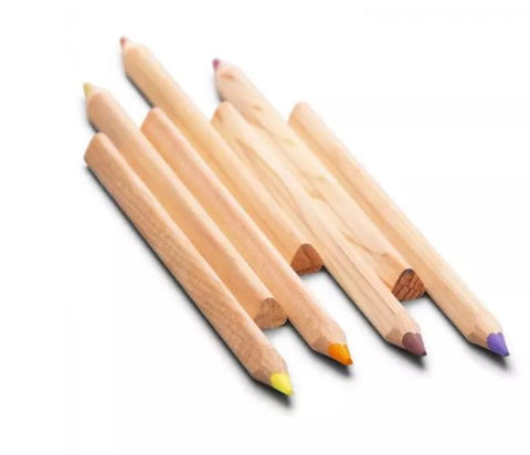 Yorik Coloured Pencils Triangular Plastic Case - 12 Assorted Colours