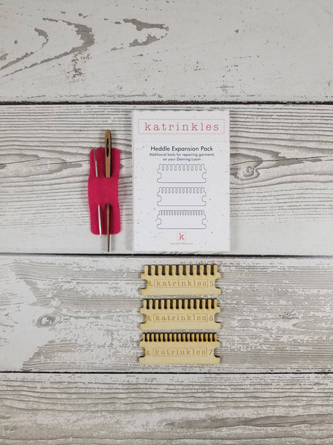 Heddle Expansion Pack for Smaller Darning Loom by Katrinkles