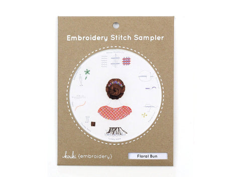 Bun  Embroidery Sampler fromby Kiriki Press