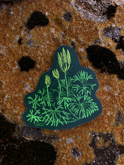 Ground Cedar Outdoor Sticker/Decal by Solstice Handmade
