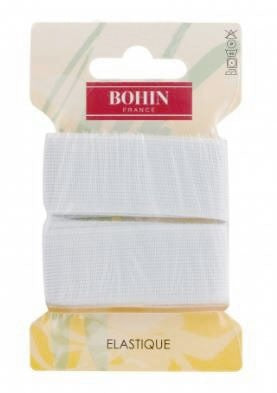 Bohin Elastic 15 mm wide x 1.75 m white