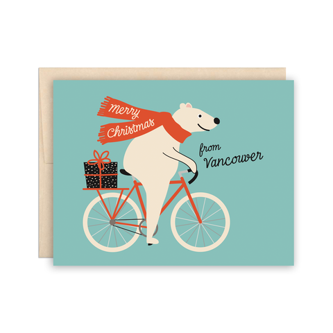 Merry Christmas from Vancouver Bear Biker by The Beautiful Project