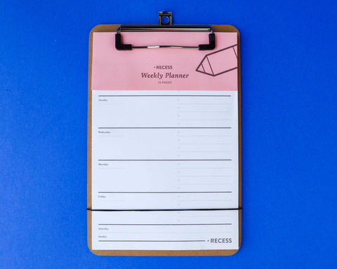 Weekly Planner w/ Clipboard