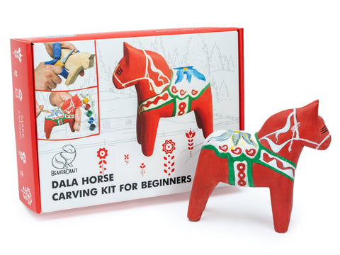 Dala Horse Carving Kit - Complete Starter Whittling
