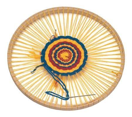 Round Weaving Frame/Loom (with needle)
