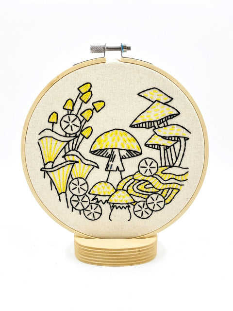Fungus Among Us Mushroom Embroidery Kit by Hook, Line & Tinker