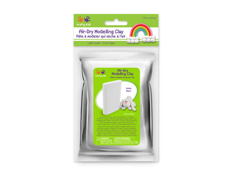Air-Dry Modelling Clay Lightweight 30g by Crafty Kids